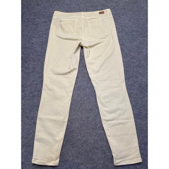 Paige Denim Co Womens Jeans Size 30 Pale Yellow Verdugo Ankle Denim - Picture 6 of 7